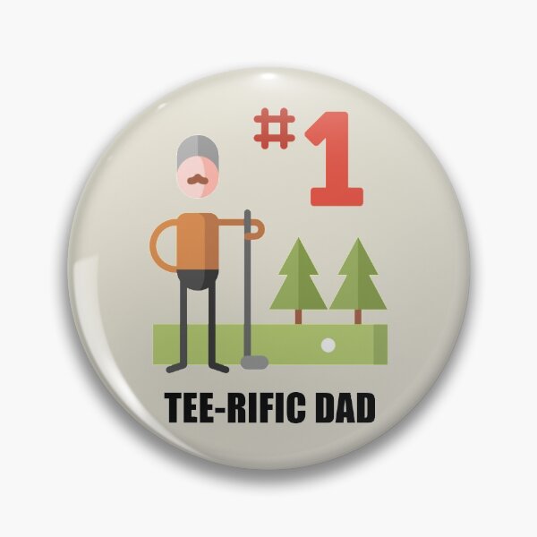 Item preview, Golf Dad Teerific Number one #1 Dad designed and sold by Common Truth.