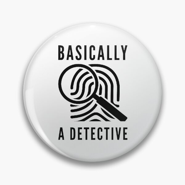 Item preview, Basically A Detective designed and sold by LuckyFoxDesigns.