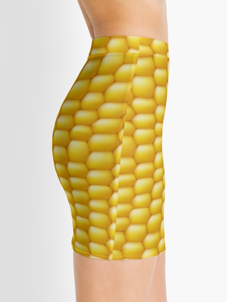 Alternate view of Corn Cob Background Mini Skirt