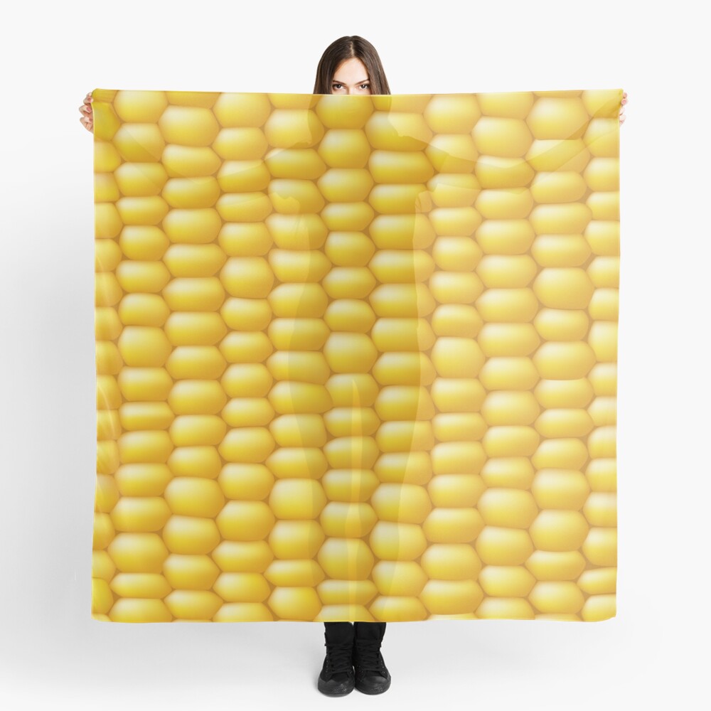 Corn Cob Background Scarf