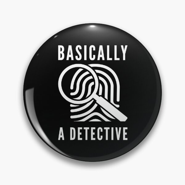 Item preview, Basically A Detective designed and sold by LuckyFoxDesigns.