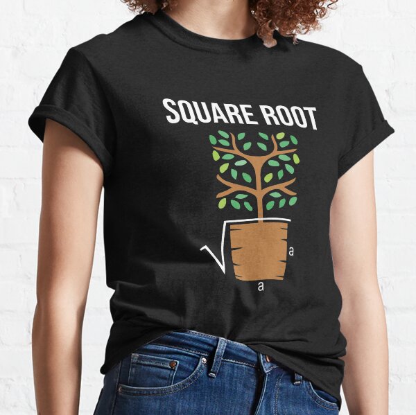 Aperçu de l'œuvre Racine carrée mathématiques Pun Funny Garden créée et vendue par NeXore.
