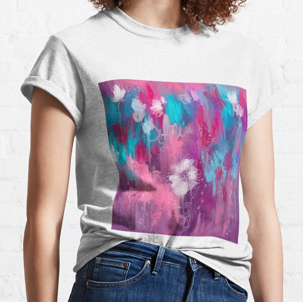 Lilac and Purple Meadow Classic T-Shirt