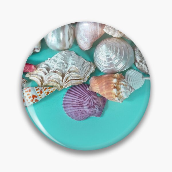 Item preview, Summer Beach Holiday Ocean Shells Seashells Blue designed and sold by livianasgifts.