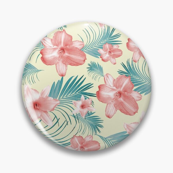 Item preview, Tropical Flowers Palm Leaves Finesse #7 #tropical #decor #art designed and sold by Anita's & Bella's Art.