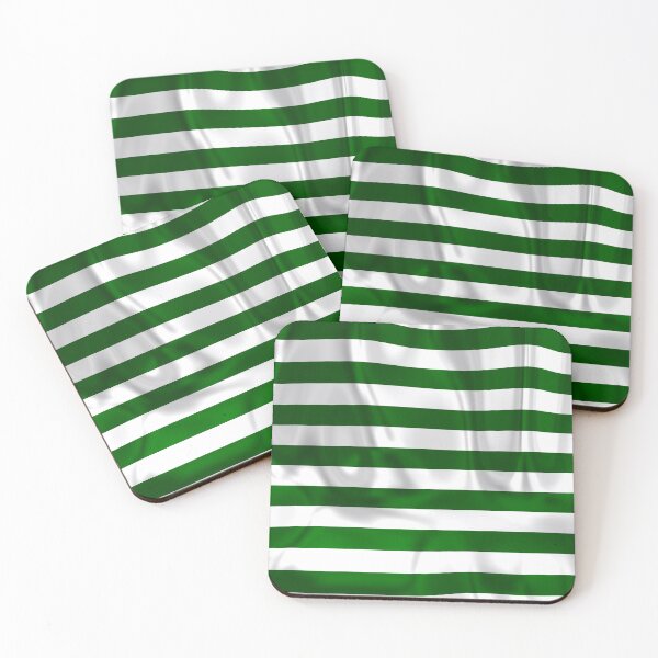 Item preview, Green and white striped with bright waves designed and sold by AlbertoRuiZ.