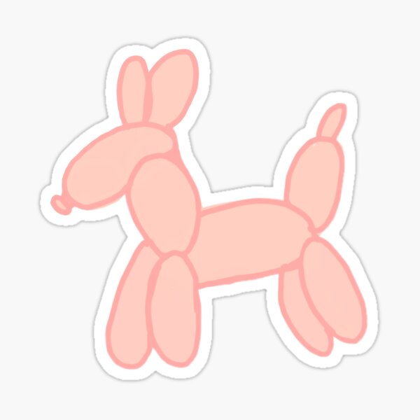 Balloon Dog Stickers – Meredith Ann Illustration