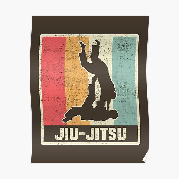 Jiu Jitsu Vintage BJJ Poster