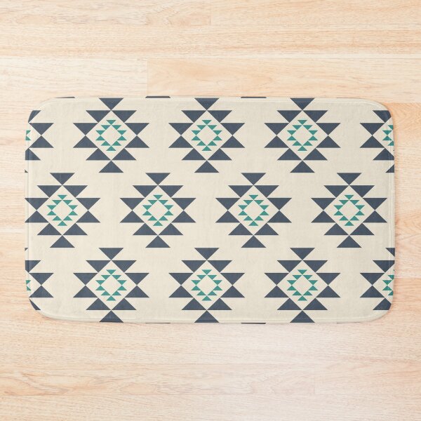 Item preview, Blue & Beige Aztec Pattern  designed and sold by DirtyAngelFace Shop.