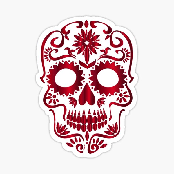 Item preview, Red Sugar Skull. designed and sold by OriginalDP.