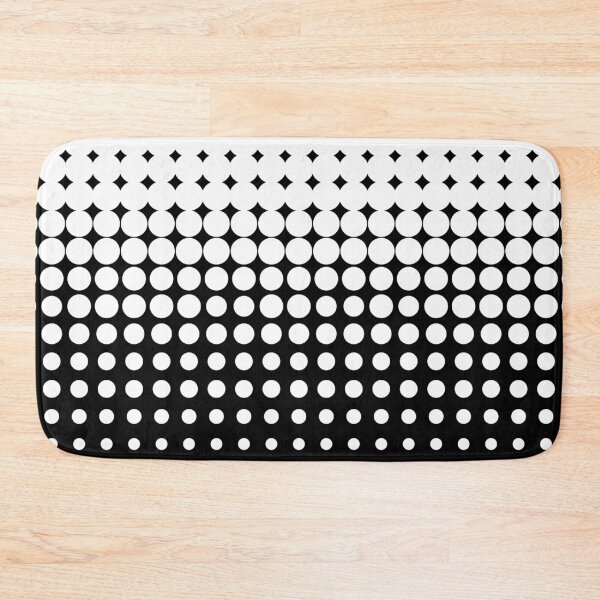 Item preview, Gradient halftone dots (white to black) designed and sold by pattypattern.