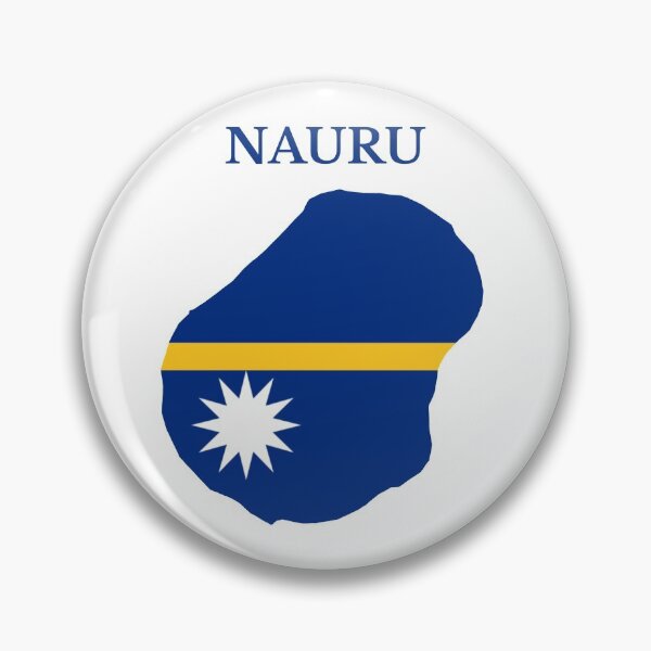 Item preview, Nauru Map Flag designed and sold by marosharaf.