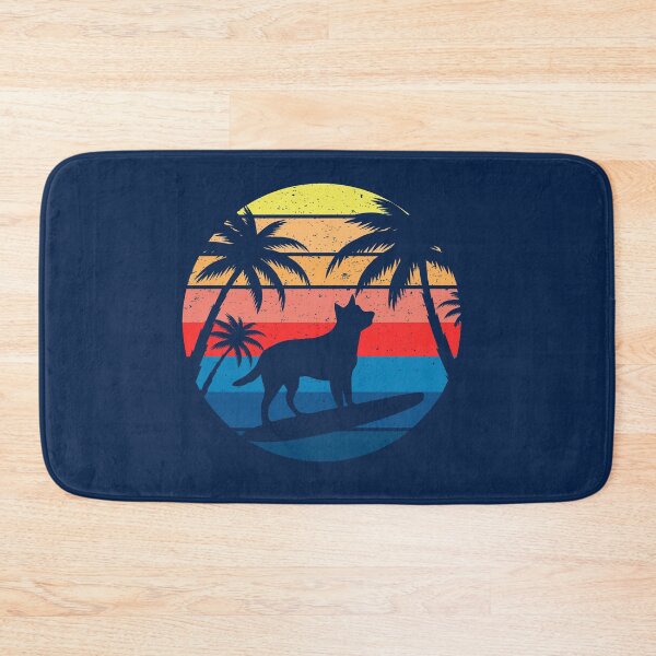 Item preview, dog surf gifts cute dog surfing summer surfboarding designed and sold by ELmezz.