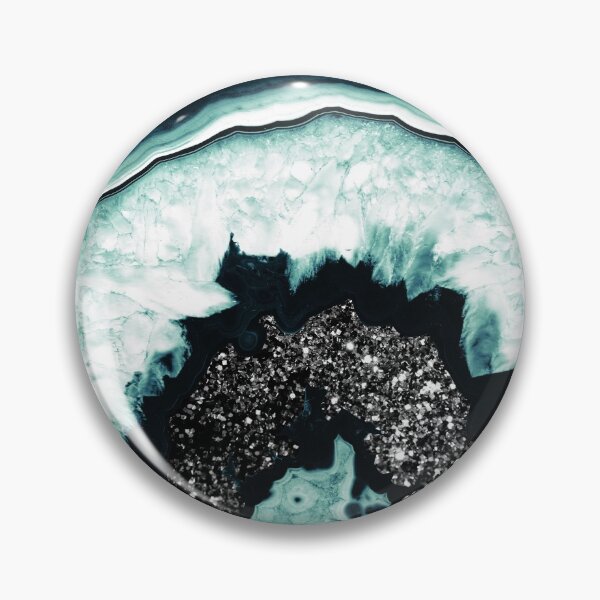 Item preview, Icy Blue Agate #1 (Photo of Glitter Only - Not Reflective) designed and sold by Anita's & Bella's Art.
