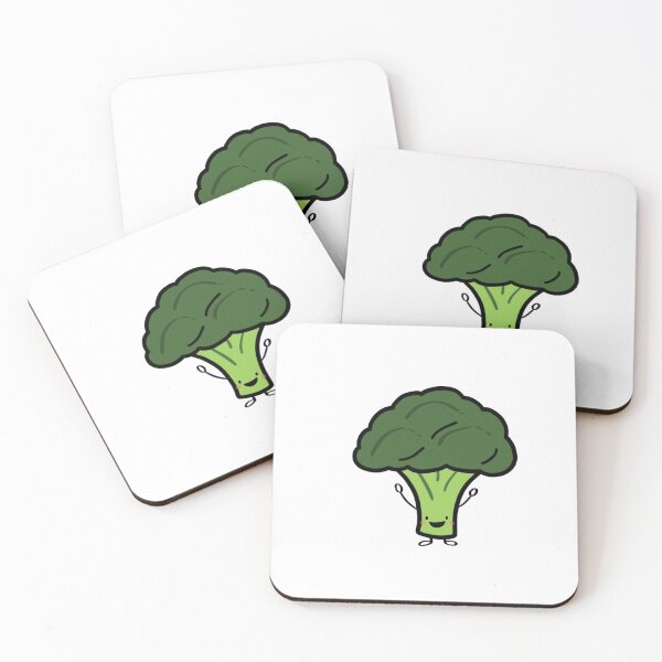 Item preview, Happy Broccoli designed and sold by Hillow Illustration.