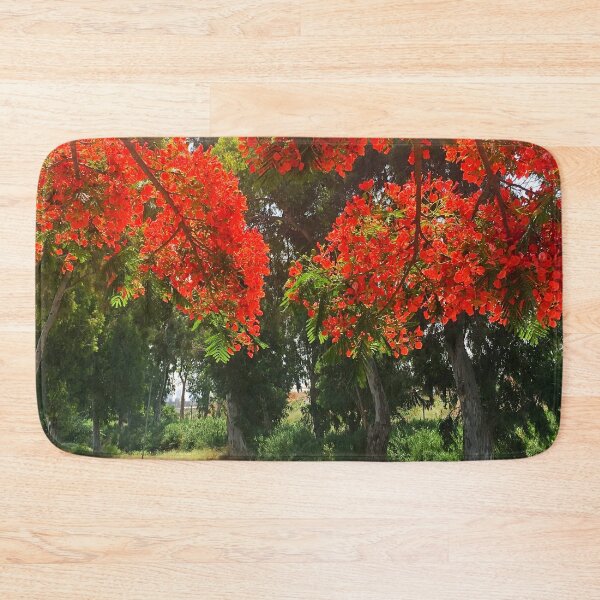 Item preview, Red and green colors at the park by Iritof designed and sold by iritof.