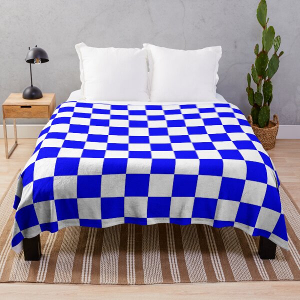 Item preview, Royal blue chessboard designed and sold by joshuarainbird.
