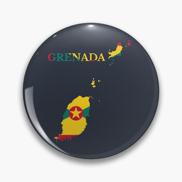 Item preview, Grenada Map Flag designed and sold by marosharaf.