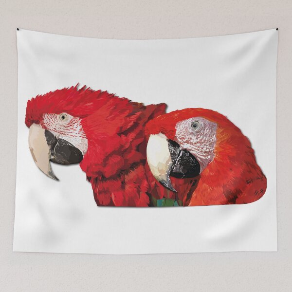 Item preview, Scarlet macaws designed and sold by obscurite.
