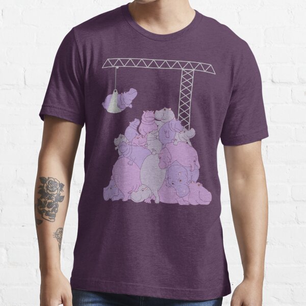 Hippopotapile The More The Merrier T Shirt For Sale By Hippopottermiss Redbubble Hippo