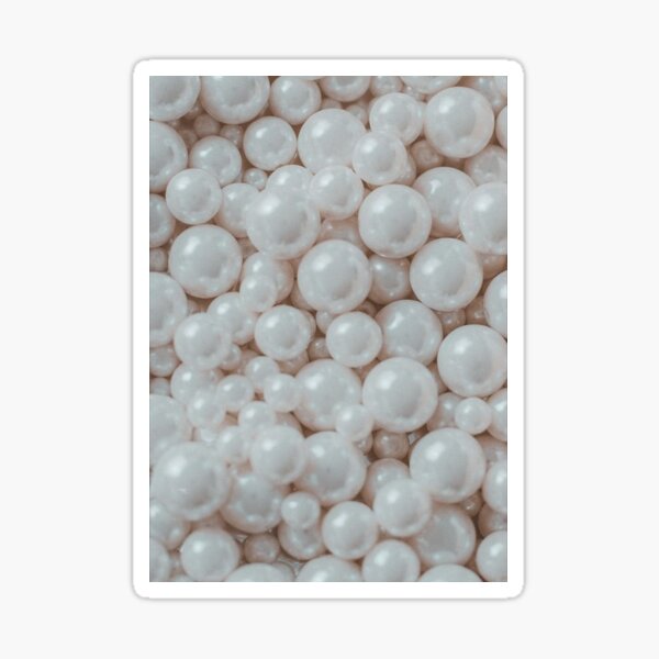 6mm White Sugar Pearls