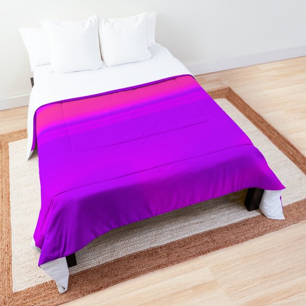 Lignes violettes Couvre-lit