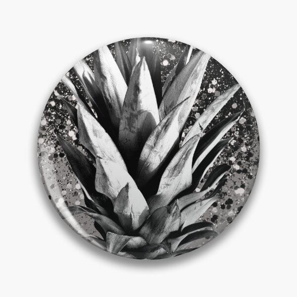 Item preview, Pineapple Silver Gray Glam #1 (Photo of Glitter Only - Not Reflective) designed and sold by Anita's & Bella's Art.