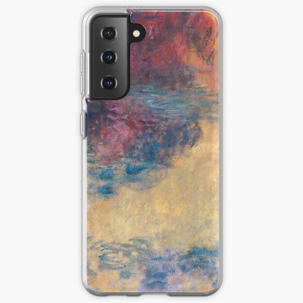 Claude Monet - The Water Lily Pond In The Evening 1916 Samsung Galaxy Soft Case
