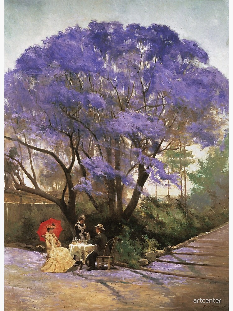 Godfrey Rivers - Under The Jacaranda 1903 Art Print