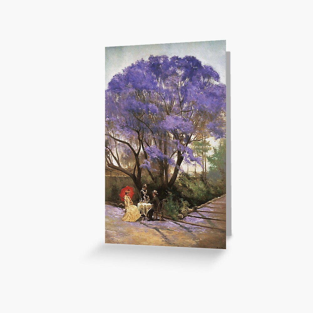 Godfrey Rivers - Under The Jacaranda 1903 Art Print