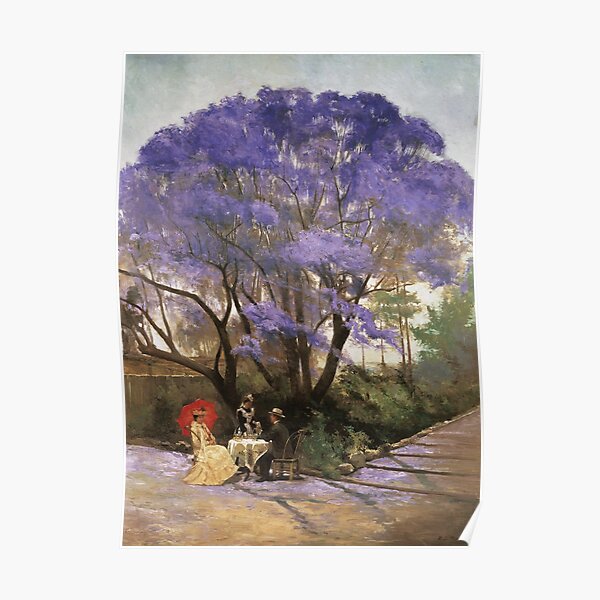 Godfrey Rivers - Under The Jacaranda 1903 Poster