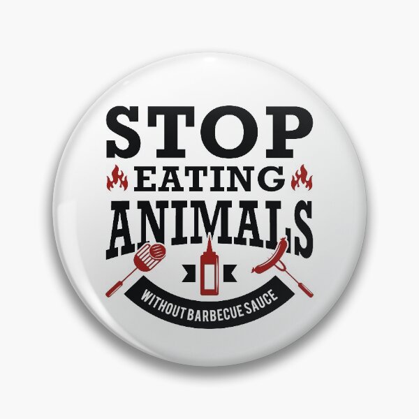 Item preview, Stop Eating Animals designed and sold by LuckyFoxDesigns.