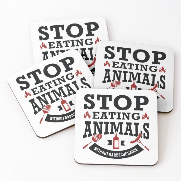 Item preview, Stop Eating Animals designed and sold by LuckyFoxDesigns.