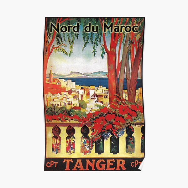 Affiche de voyage marocaine: Tanger Poster