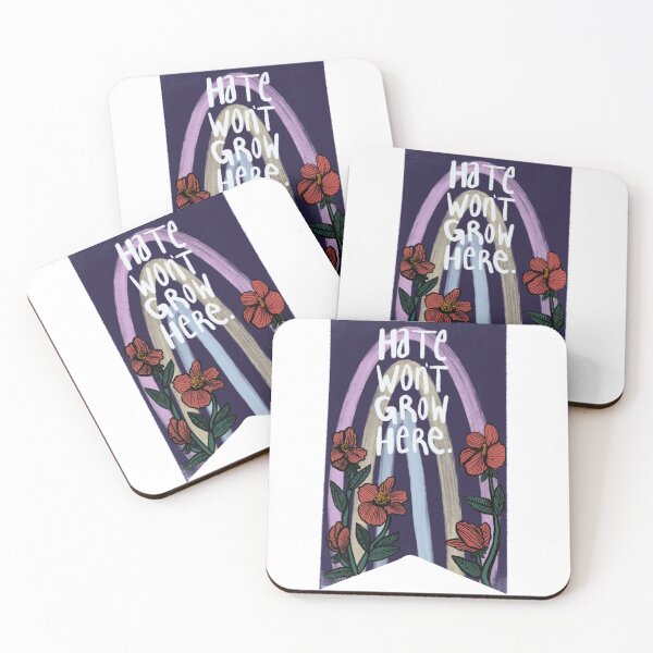Item preview, Hate Won’t Grow Here designed and sold by emilydabbles.