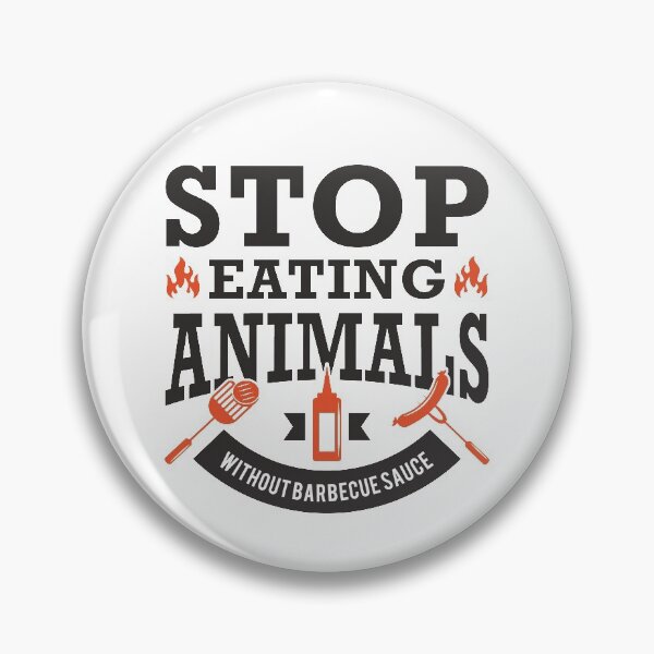 Item preview, Stop Eating Animals designed and sold by LuckyFoxDesigns.