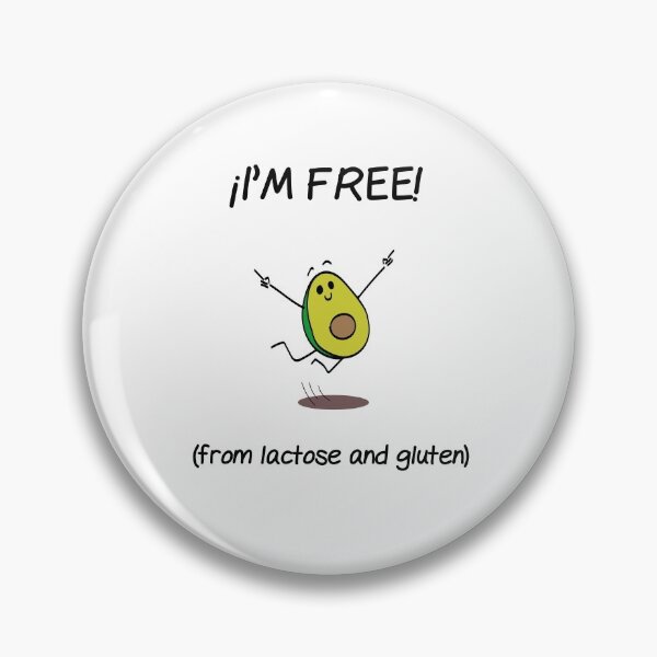 Item preview, I'm free (from lactose and gluten) designed and sold by TheSpecialDiet.