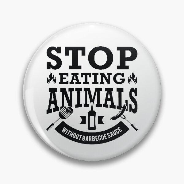 Item preview, Stop Eating Animals designed and sold by LuckyFoxDesigns.