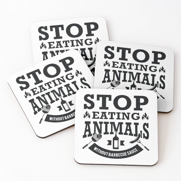 Item preview, Stop Eating Animals designed and sold by LuckyFoxDesigns.