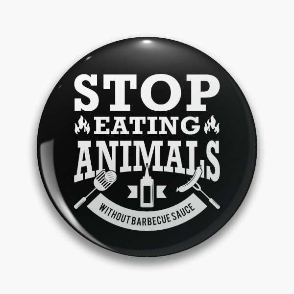 Item preview, Stop Eating Animals designed and sold by LuckyFoxDesigns.