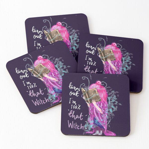 Item preview, 100% that Witch Original Magical Colourful Art designed and sold by Oh So Linear Art.