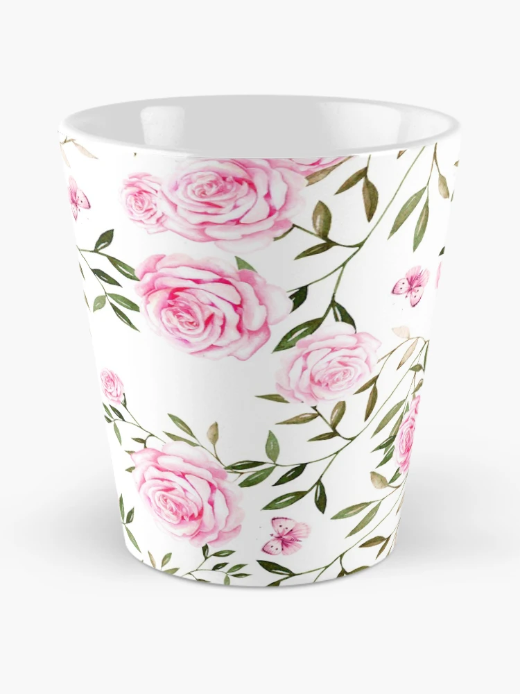 Thumbnail 2 of 4, Coffee Mug, Vintage Pink Roses designed and sold by RuthFurtado.