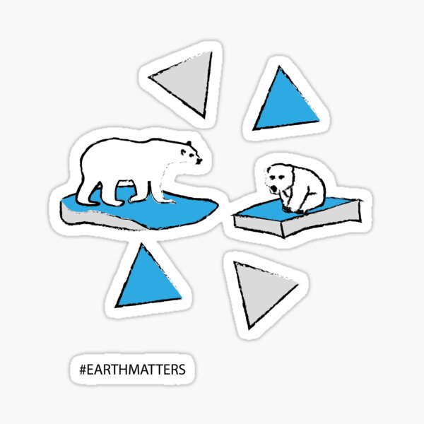 Save the Polar Bears Sticker