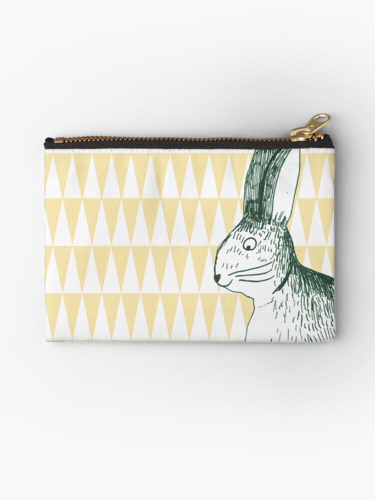 "Sharpy bunny" Zipper Pouch by martinlelapin Redbubble