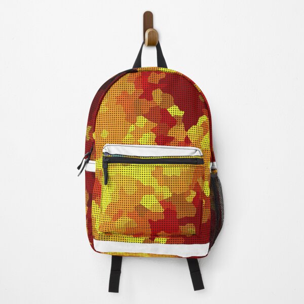 Item preview, Yellow and Red Splatter Abstract Dot Pattern designed and sold by KavimaCreatives.