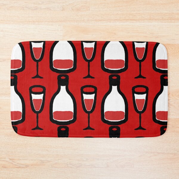 Item preview, Wine glass and bottle vero minimal winery  designed and sold by zipo-art.