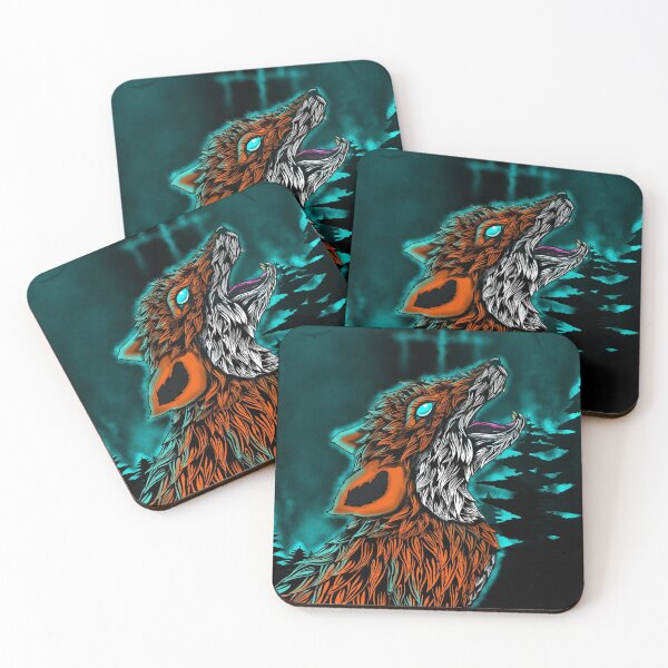 Item preview, Inari - Dark fox design designed and sold by Reefrunnerart.