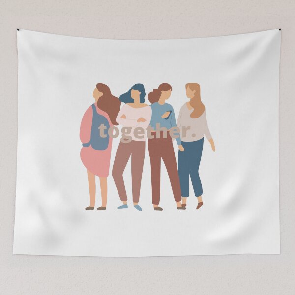 Item preview, Women 'Together' Pastel Graphic designed and sold by Sarah Lopez.