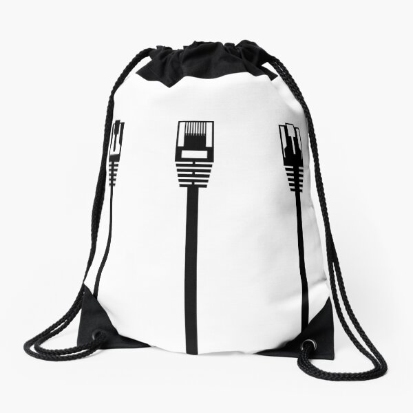 Network Ethernet Internet Cables Drawstring Bag