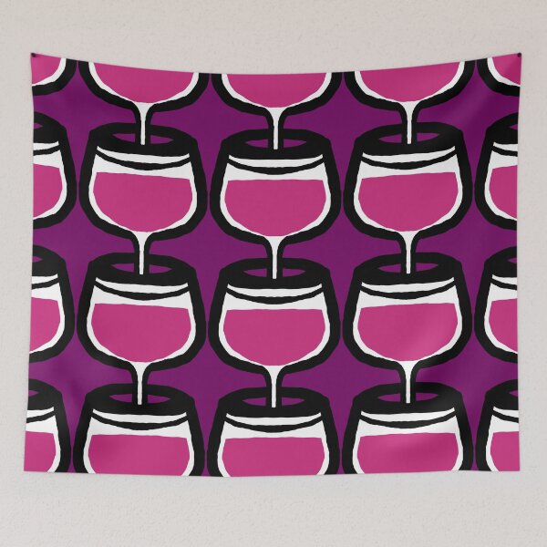 Item preview, Wine glass and bottle very minimal winery  designed and sold by zipo-art.